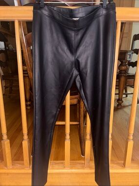 Express Black Faux Leather Leggings